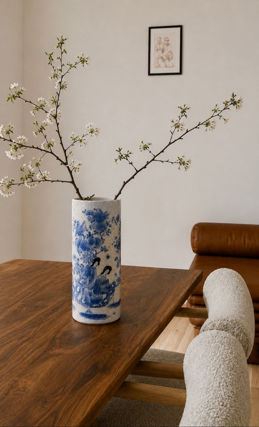 Vase - kinesisk 26,5 cm